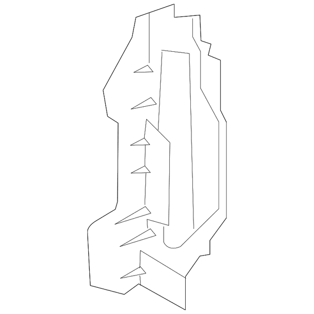 Left Air Guard 29136-3V000 Genuine Hyundai Left Air Guard 29136-3V000 Genuine Hyundai